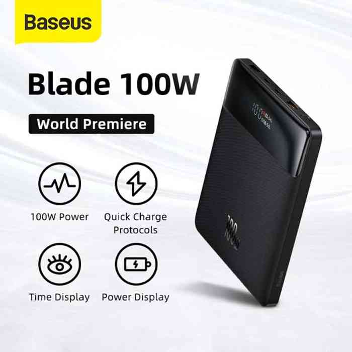 Baseus 100W Power Bank 20000mAh Type C PD Fast Charging